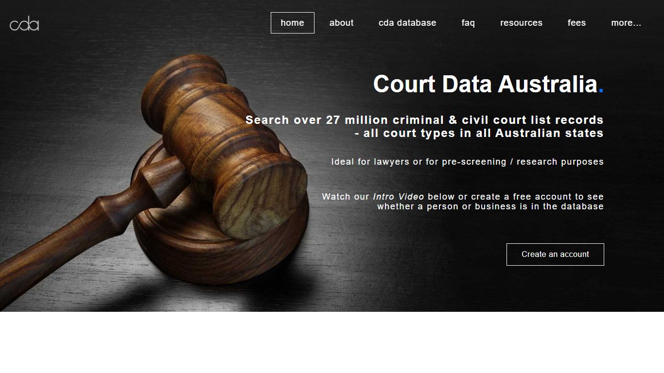 courtdata.com.au - Court Data Australia